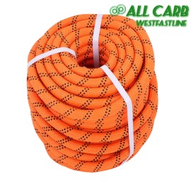 ALL-CARB 3/4 in X120' 48 Stranded Braided Rope Breaking Strength 8626 Pounds Orange Black