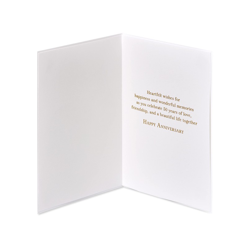 Papyrus 50th Anniversary Card for Couple (Wonderful Memories)