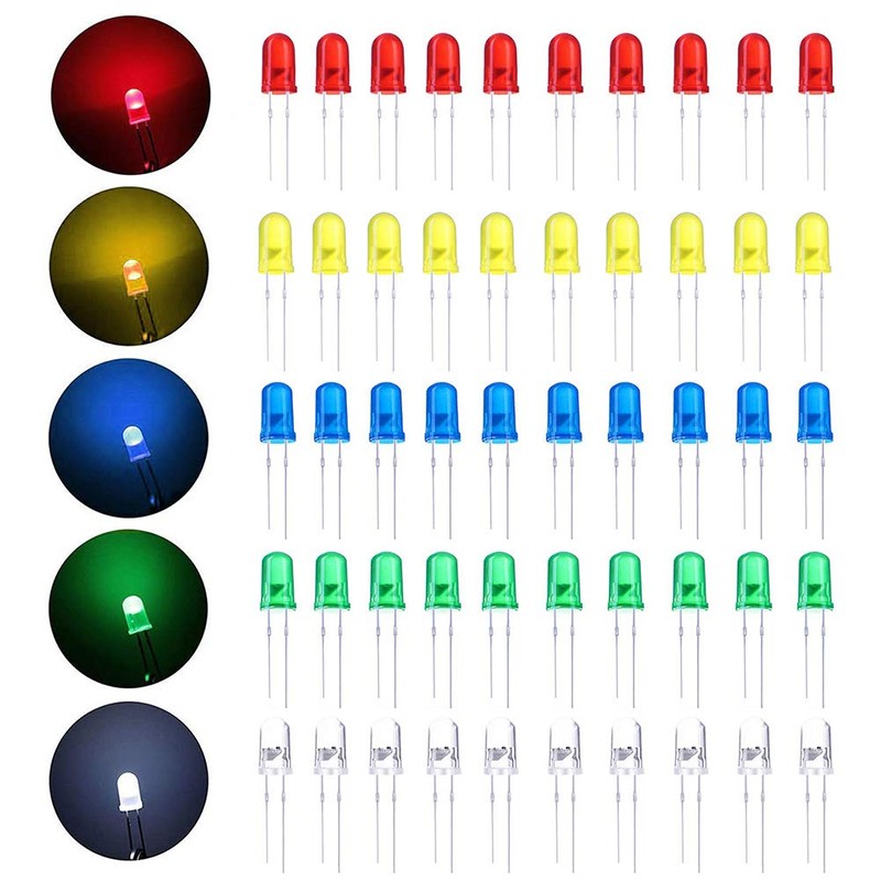 WayinTop Double-Sided PCB Board 6 Sizes with Electronic Components Kit,