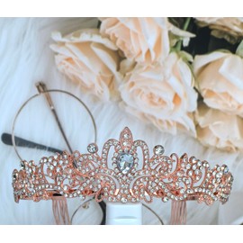 Retirement Tiara Sash Rose Gold Officially Retired Crown Sash for Women Christmas Gifts Officially Retired Retirement Party Set