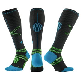 STOX Energy Socks, Men's Running Socks, Compression Class 23-32 mmHg, Thin Footbed, Compression Stockings, Running Compression Socks, Support Stockings, Thrombosis Stockings, Compression Socks, Grey