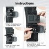 TELESIN Upgrade Backpack Mount Quick Clip Mount Compatible with GoPro