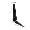 WHAMVOX 10pcs Nine Ratio Triangle Bracket Bookshelf Bracket Hidden Bracket