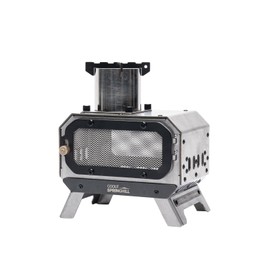 Goout Springhill Incense Holder Mini Incense Stove 2.0 - Portable Multi-Fuel Burner for Aromatherapy, Camping & Mood Enhancement 5.5x3.94x6.4 inch Silver