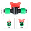 Drip Irrigation Shut Off Valve, In-Line Barbed Switch Valve Locking