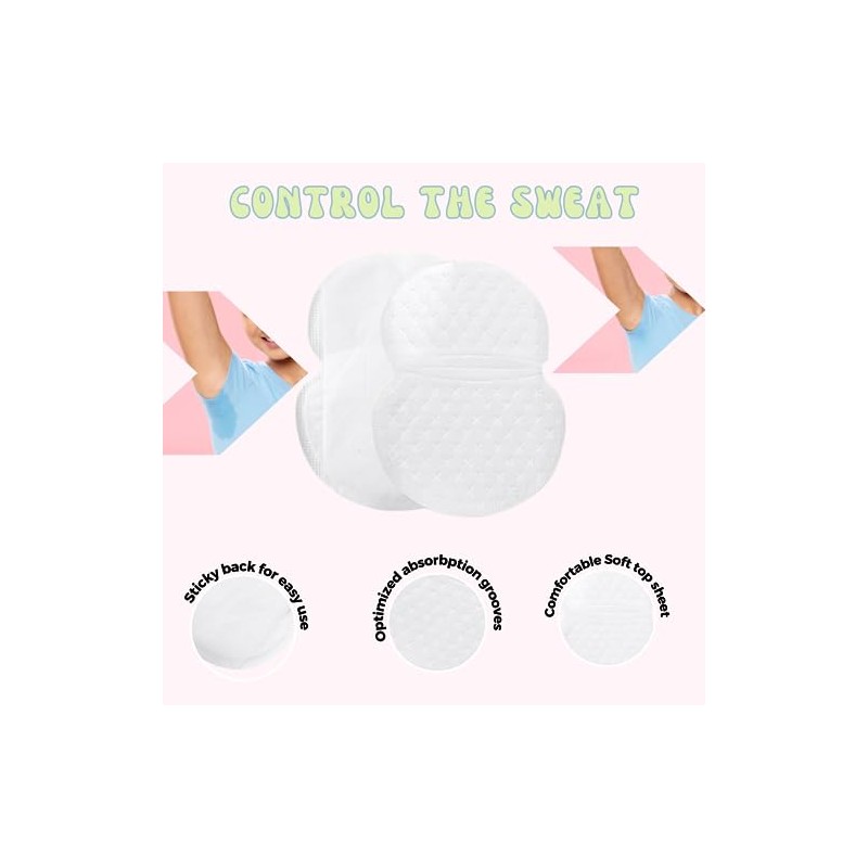 Disposable underarm Sweat Pads Little Miss Periods Teen Period Essentials