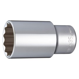トネ(TONE) ディープソケット(12角) 4D-35L 差込角12.7mm(1/2") 二面幅35mm
