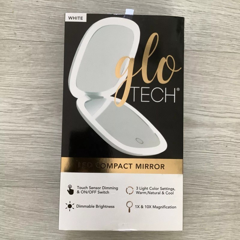 Mirror GLO TECH LED COMPACT Magnifying Small Mirror 1X &