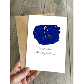 Funny Rude Happy Birthday Card Look at The Stars Coldplay Joke