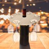 Wooden Wine Glass Drying Rack and Bottle Holder Wine Storage