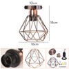 TOKIUS Ceiling Light 16 cm Vintage Ceiling Light in Industrial
