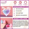 Swiss Connection Makeup Sponge Beauty Blender with Egg Shape, Soft