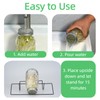 QSYZAIL 10 Pcs Sprouting Lids for Mason Jar 2.75 Inch