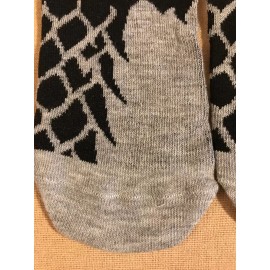 GAME OF THRONES WOMEN’S SOCKS —WOLF—Grey And Black  SIZES 4-10