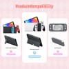 Plush Protective Case for Switch OLED,Kawaii Hard PC Slim Cover