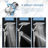 Dual Handheld Shower Head Combo, 2-in-1 Rain Shower Heads System
