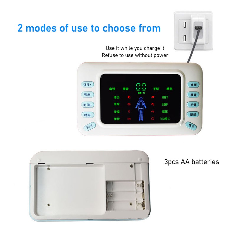 Electronic Stimulator Massager Medium Frequency Digital Acupuncture Unit Muscle Stimulator