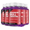 Unbranded (5 Pack) Magnum Bull Gummies for Men, Ultra Potency