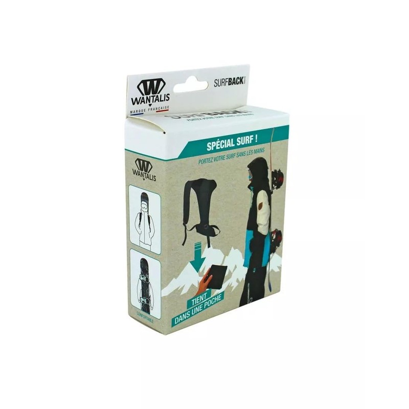 Want Surfback Alis Housing Support for Skis (Black, M/L, Surfbk