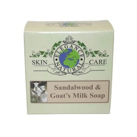 Goats Milk and Sandalwood Soap 100g by Elegance Natural Skin Care