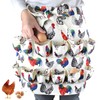 Wisebom Eggs Collecting Apron 12 Pockets Farm Apron for Eggs