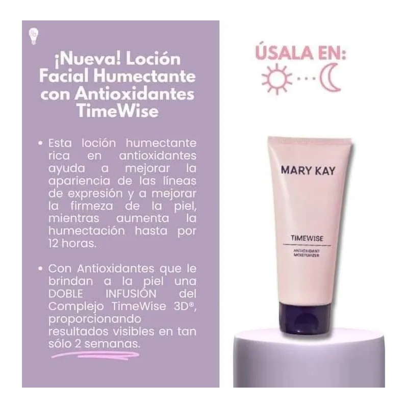 Set Limpiadora 4en1 + Humectante Con Antioxidantes Mary Kay