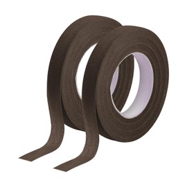 Floral Tape 2 Rolls Set Artificial Flower Tape Brown Flower Arrangement Material,Stem Wrapping,Bouquet Wrapping,Handmade DIY Flower Material,Bouquet Decoration (Brown)