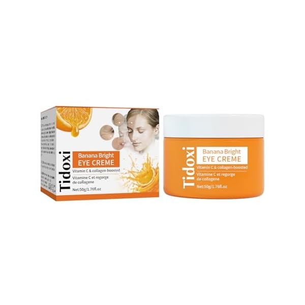 Banana Bright Eye Cream,Retinol Eye Cream for Dark Circles and