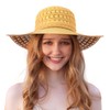 Procity Foldable Straw Hat Women's Sun Hat UV Protection Beach