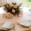 PHUNAT 100-Pack Gold Linen Feel Napkins, 30x43cm (11.8x16.9 Inches) -