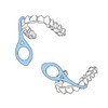 PESITRO Orthodontic Aligner Remover, 1 Piece [Presty] Orthodontic White