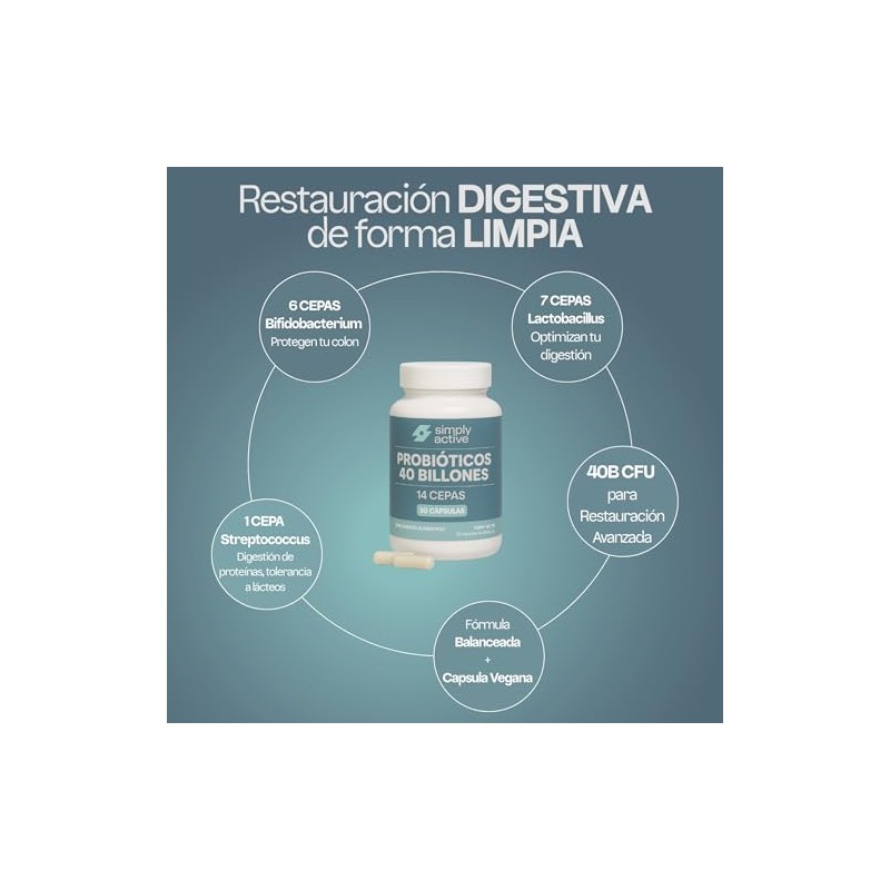 Probioticos Billones Cfu Probióticos Cepas Sistema Immune Digestivo Intestinal Porción