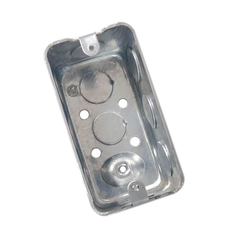 Qlvily 12 Packs 4x2 Inch Metal Electrical Box, Single Gang