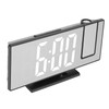 Projection Digital Alarm Clock USB Charging Automatic Dimming LED Mirror