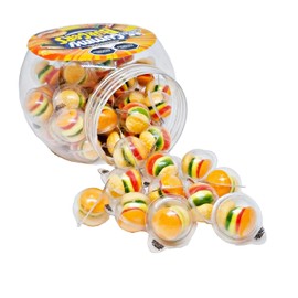 Gomitas de hamburguesa - Gomitas en forma de comida - Empaquetadas de forma individual - Vitrolero con 50 piezas - Originales ideales para fiestas temáticas, bolos, regalos fiestas infantiles (Hamburguesa)
