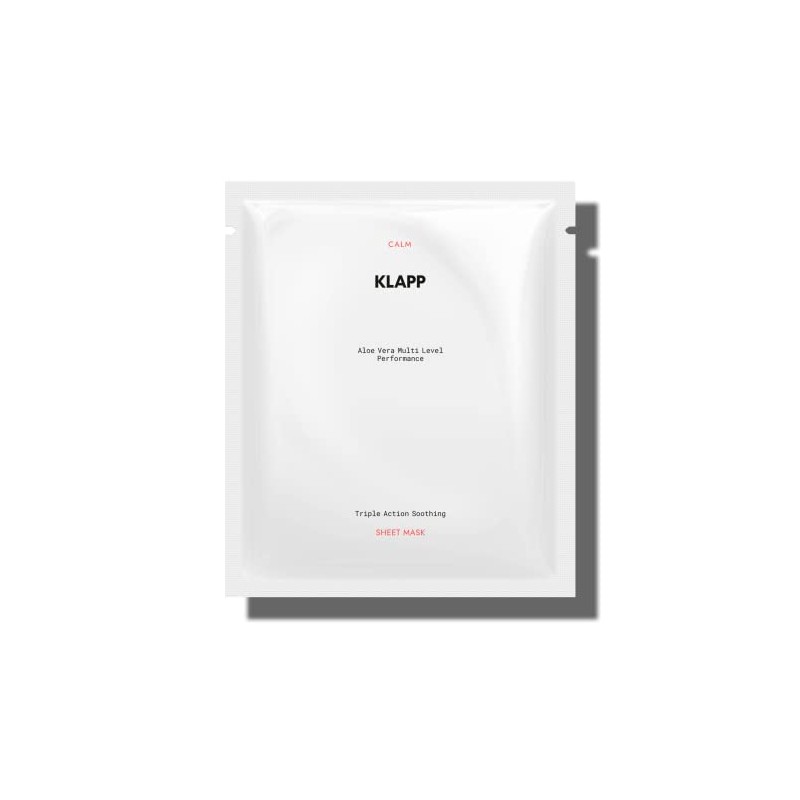 KLAPP Cosmetics Triple Action Soothing Sheet Mask (1 Set of