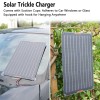 MHPOWOS 50W Car Battery Solar Panel Charger 12V Solar Car