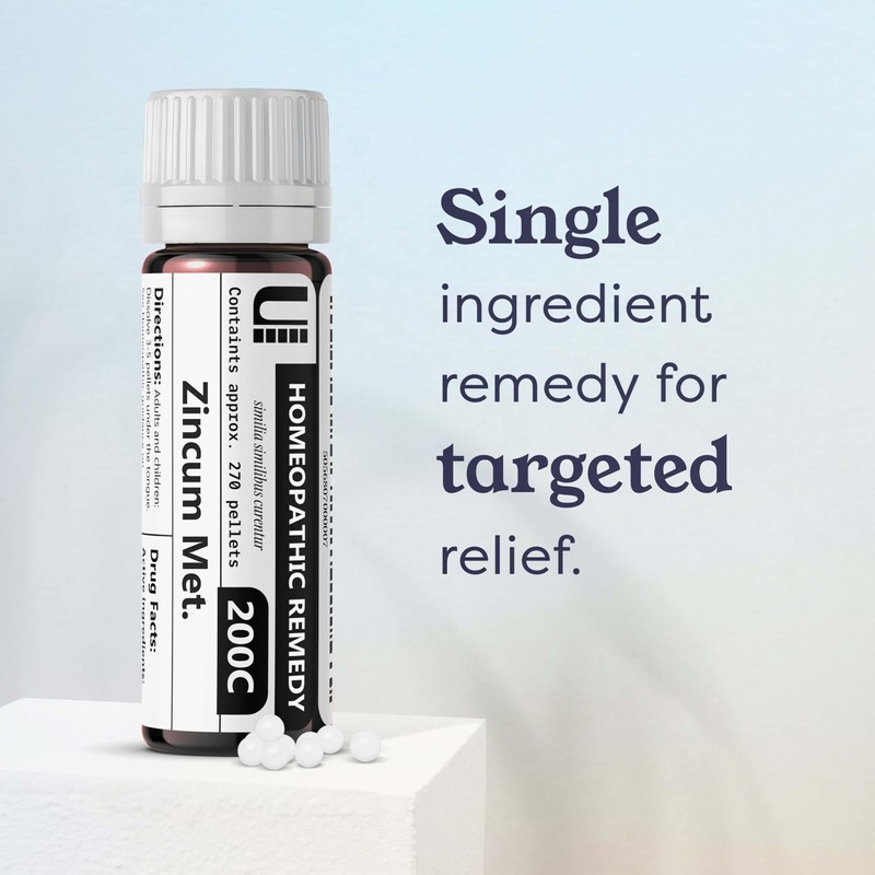 Zincum Metallicum 200C Homeopathic Remedy, 270 Pellets