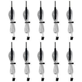 WINSINN HT-NTC100K Thermistor Sensor, Ender 3 v2 Upgrade 3x15 3950 XH2.54 2Pin, Compatible with Ender 3 5 Pro CR6 CR10 Series 3D Printer Hotend (Pack of 10Pcs)