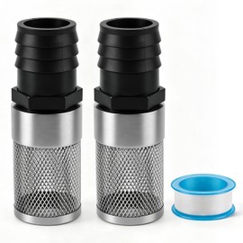 GYQ Garden Hose Filter Adapter 25MM Inlet Suction Strainer Mesh Filter 3/4