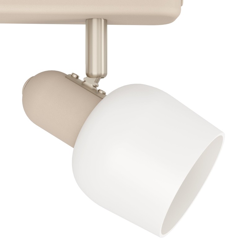 EGLO Corato 900715 Spotlight Steel Sand-Coloured Matt Nickel E14 2