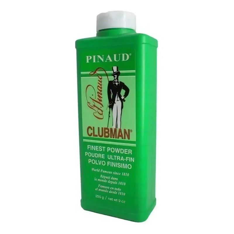 Talco Blanco Clubman Pinaud 255ml 9oz Ultra Fino Barbero