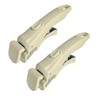 2 PC Removable Pot Handle Cream White, Universal Pan Handle,