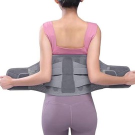 Vitdipy Back Support Belt, Breathable Steel Plate, Lumbar Support, Good Fit, Adjustable Back Support Belt for Lower Back Pain, Herniated Disc