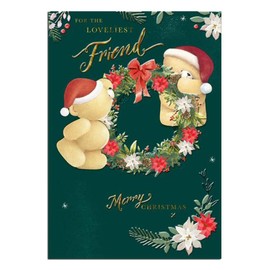 Forever Friends Loveliest Friend Christmas Card