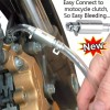 Universal Clutch Brake Bleeder Hose One Way Valve Tube Bleeding