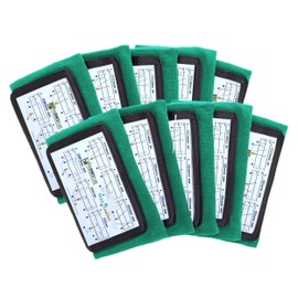 10-Pack Football Play Wristbands - Youth Quarterback Gear - Wristband Playbook - Softball Wristbands for Signs