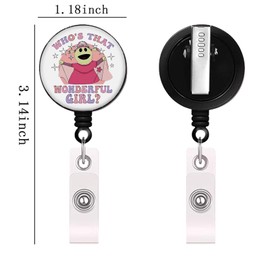 KUIYAI Cartoon Movie Badge Reel Meme Cartoon Princess Gift Animated Series Gift (Who's That Wonderful)