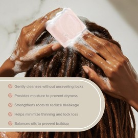 Primal Ethic Unify Loc Shampoo for Dreads, All Natural Vegan Made in US, Dreadlock Shampoo Bar for All Hair Types, Sulfate Free, Made for Locs Hair Products