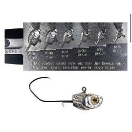 Do It Mold Diner Shiner 1/16, 1/8, 3/16, 1/4, 5/16, 3/8 oz. - 6 Do it Mold (3520) DSJ-6-A